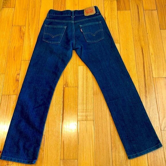 Levi's 511 Slim Dark Wash Blue Jeans 14 Regular - Picture 3 of 7